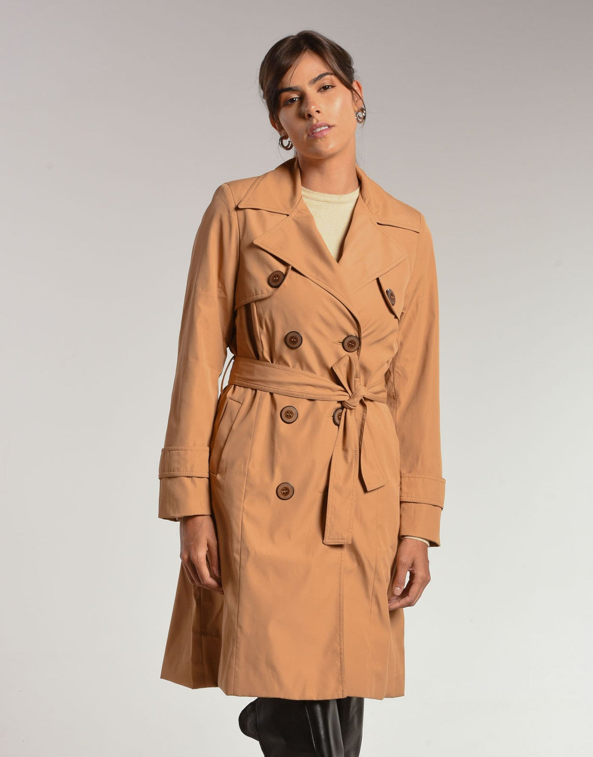 Trench Coat Abbey Caramelo